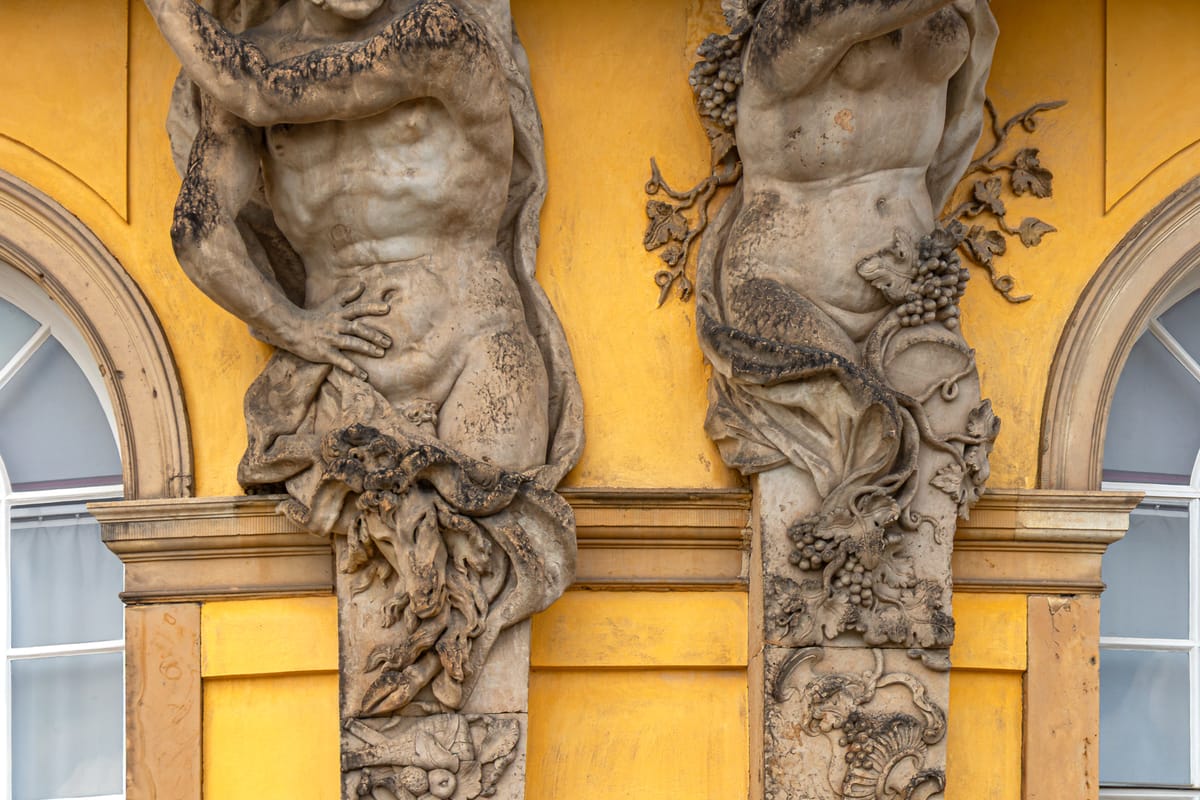 Sanssouci Palace — Frederick the Great's Rococo summer residence above the terraced vineyards of Potsdam, Germany